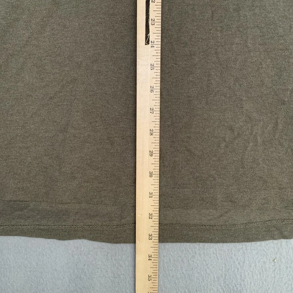 Vtg Polo Ralph Lauren Polo Shirt Large Green Rugby Long Sleeve 90s Preppy Mens L